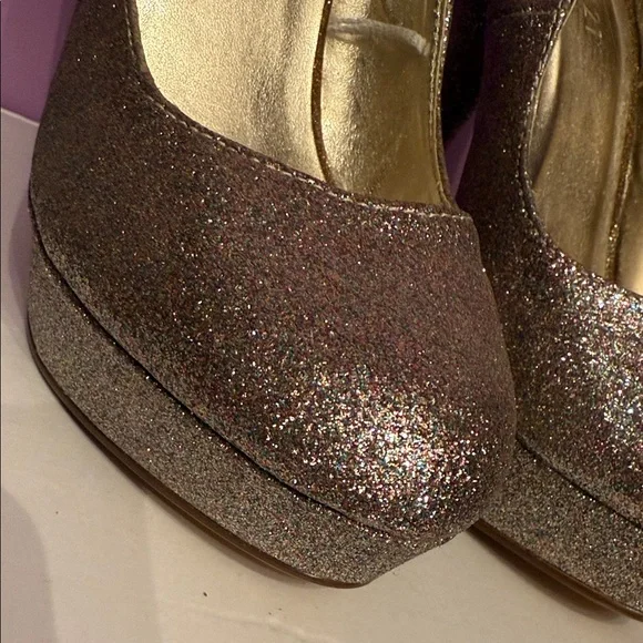 Forever 21 Sparkling Glitter Heels - Picture 7 of 9